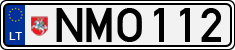 License plate of Lithuania, Cars