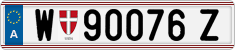 License plate of Austria, Regular plates
