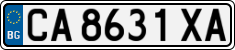 License plate of Bulgaria, Cars