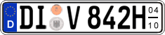 German license plate, Seasonal plates (Oldtimers)