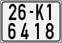 License plate of Vietnam, Motorcycles