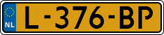 License plate of the Netherlands, Cars