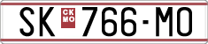 License plate of North Macedonia, Regular plates (1993)