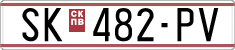 License plate of North Macedonia, Regular plates (1993)