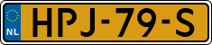 License plate of the Netherlands, Cars