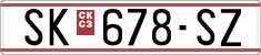 License plate of North Macedonia, Regular plates (1993)