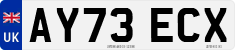 License plate of the United Kingdom, 2001 year system