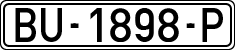 License plates of Spain, 1971 year series