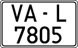 License plates of Spain, 1971 year series