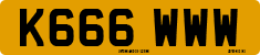 License plate of the United Kingdom, 1983 year system