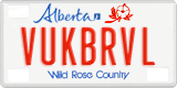Alberta, Vanity Plates