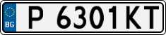 License plate of Bulgaria, Cars