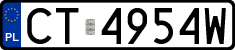 License plates of Poland, Regular car plates
