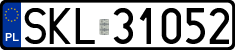 License plates of Poland, Regular car plates