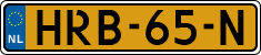 License plate of the Netherlands, Cars