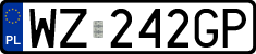 License plates of Poland, Regular car plates