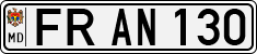 License plate of Moldova, Cars (1992)
