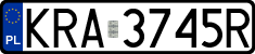 License plates of Poland, Regular car plates
