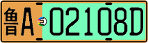 License plate of China, Electric vehicles