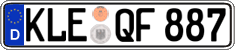 German license plate, Regular plates