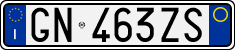 License plate of Italy, Cars (1994 year series)