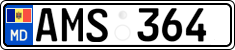 License plate of Moldova, Cars (2015)