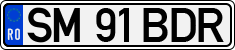 License plate of Romania, Regular plates