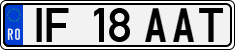 License plate of Romania, Regular plates