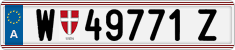 License plate of Austria, Regular plates