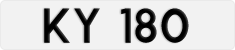 License plate of Hong Kong, AB 1234
