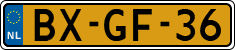 License plate of the Netherlands, Heavy Commercial Vehicles (1994 system)