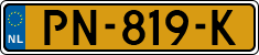 License plate of the Netherlands, Cars