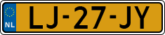 License plate of the Netherlands, Cars