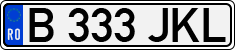 License plate of Romania, Regular plates