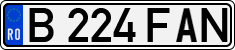 License plate of Romania, Regular plates