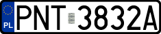 License plates of Poland, Regular car plates