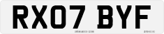 License plate of the United Kingdom, 2001 year system