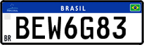 License plate of Brazil, Private owners (Mercosul)