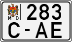 License plate of Moldova, Motorcycles (1992)