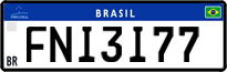 License plate of Brazil, Private owners (Mercosul)