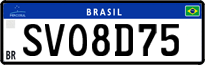 License plate of Brazil, Private owners (Mercosul)