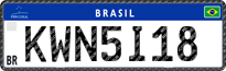 License plate of Brazil, Private owners (Mercosul)