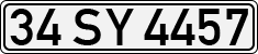License plate of Turkey, Regular plates
