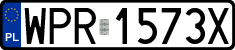 License plates of Poland, Regular car plates