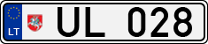License plate of Lithuania, Trailers