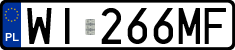 License plates of Poland, Regular car plates