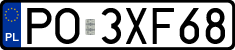 License plates of Poland, Regular car plates
