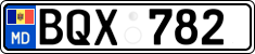 License plate of Moldova, Cars (2015)
