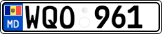 License plate of Moldova, Cars (2015)