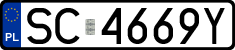 License plates of Poland, Regular car plates